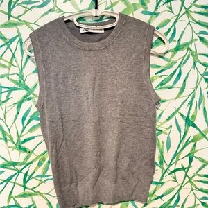 Zara Men's Gray Tank Top